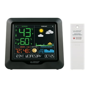 T85647 La Crosse Technology Wireless Color Weather Station with TX141TH-BV2 T85647 La Crosse Technology Wireless Color Weather Station with TX141TH-BV2